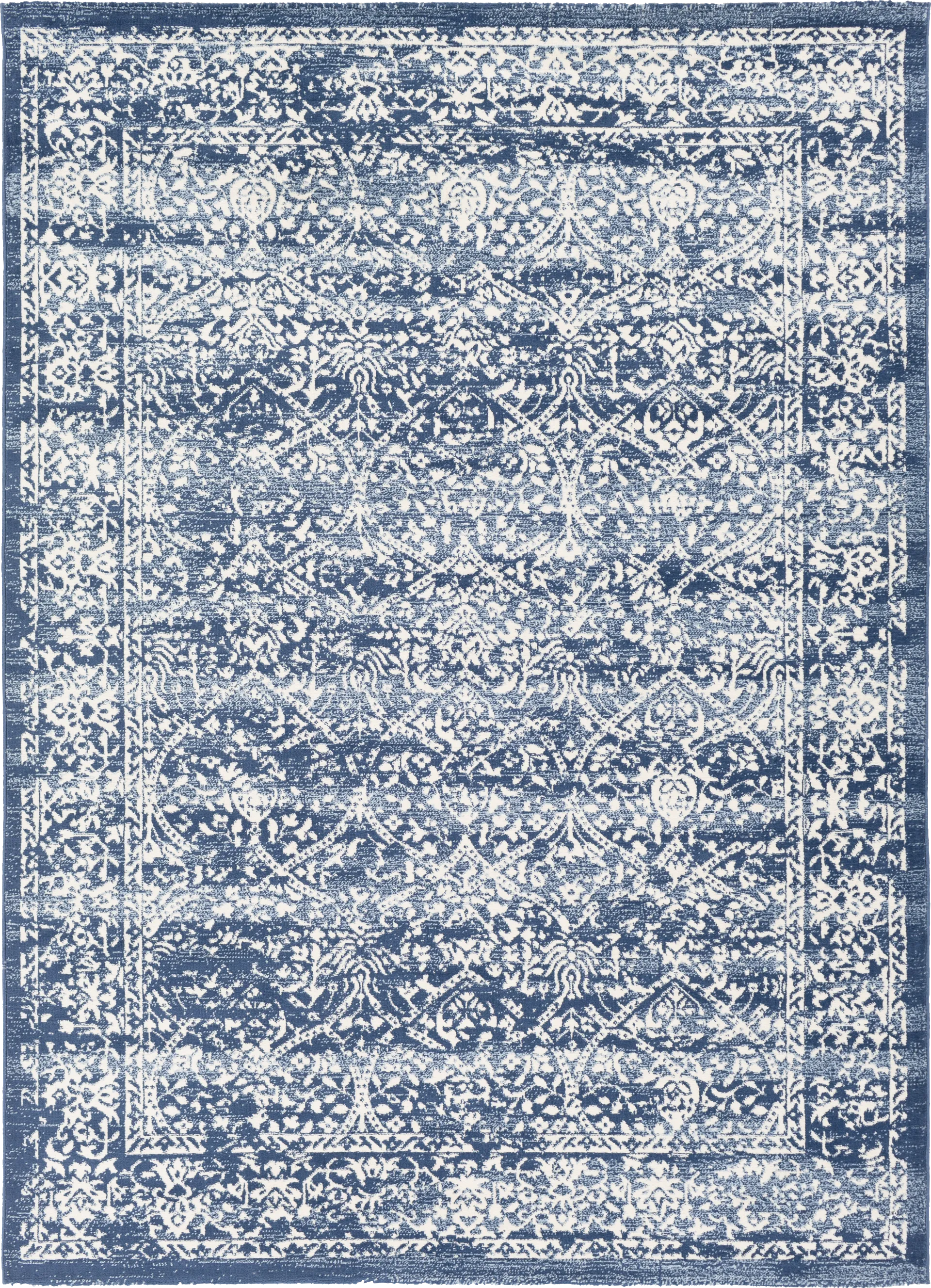 Shinnwood II Blue 6'7 x 9' Rug - Image 1