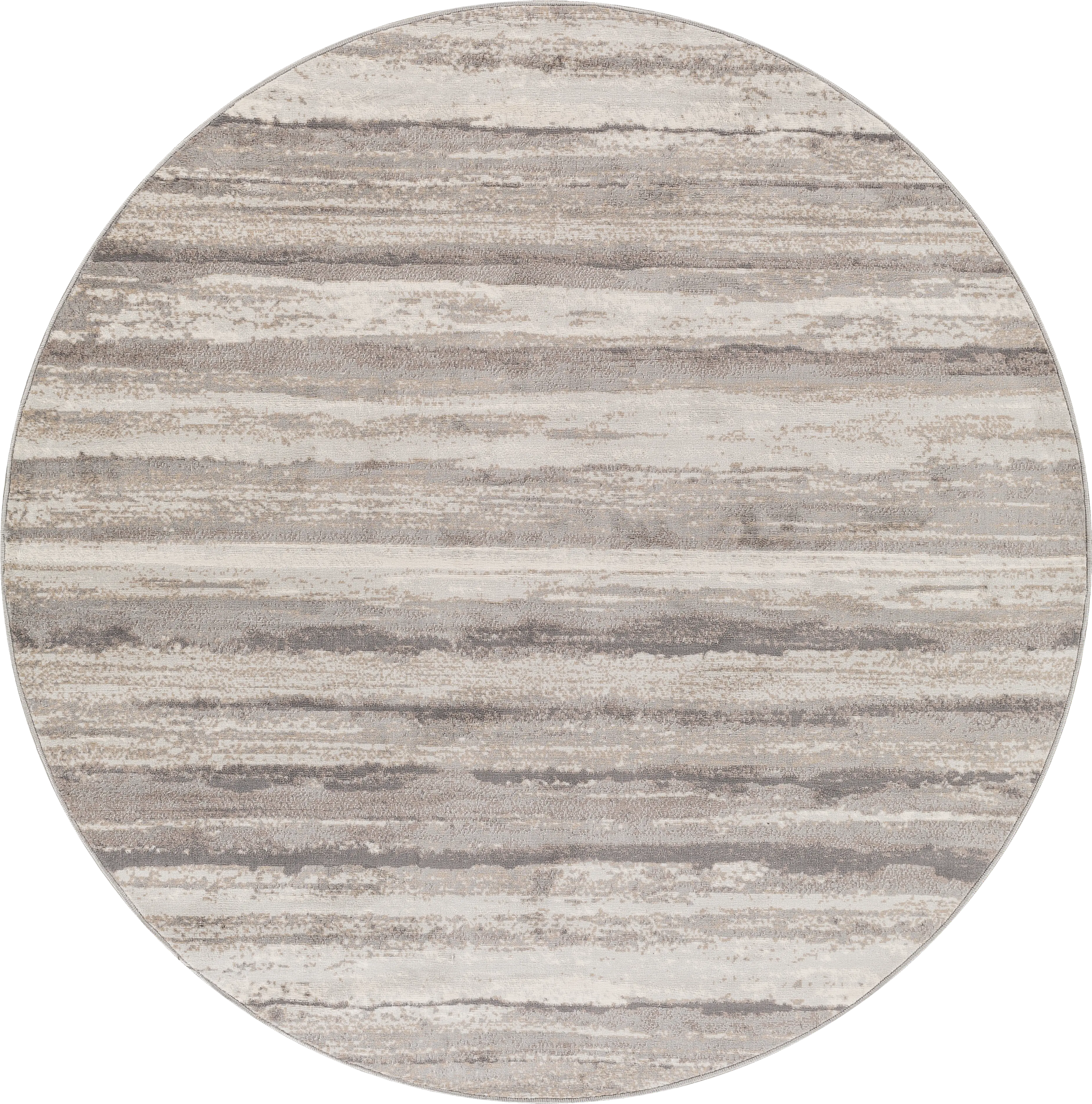 Sherbon III Gray 7'10 Round Rug - Thumbnail - Image 1