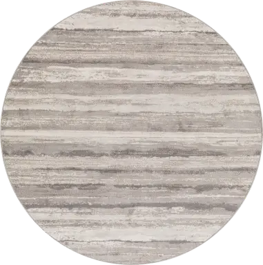 Sherbon III Gray 7'10 Round Rug