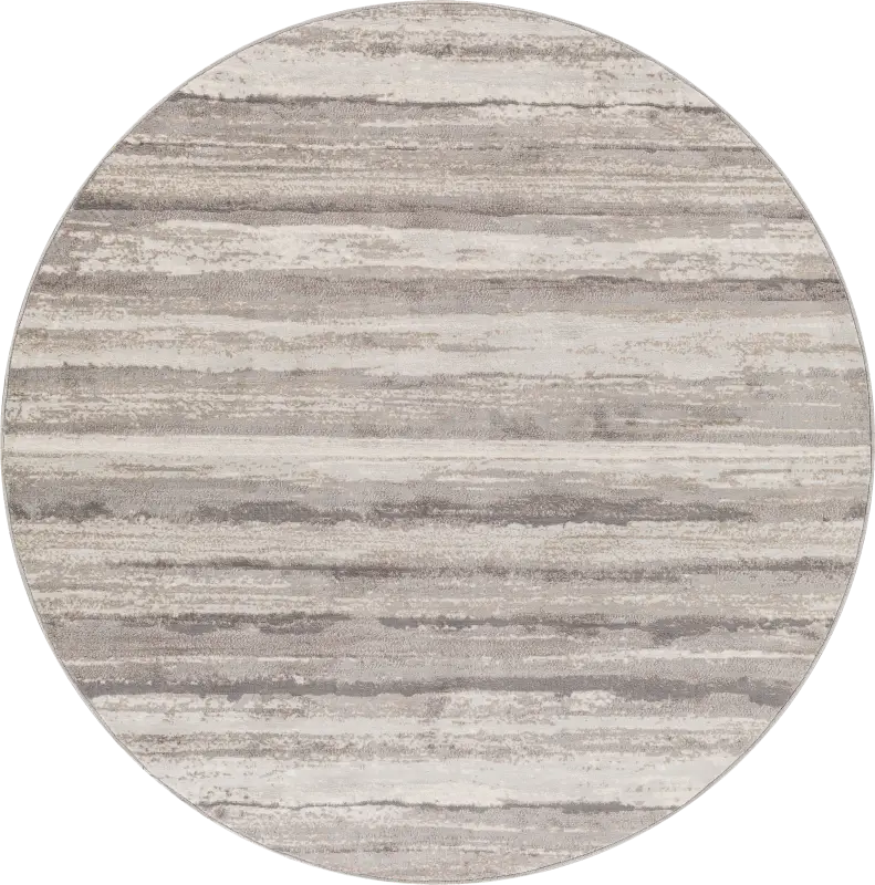 Sherbon III Gray 7'10 Round Rug