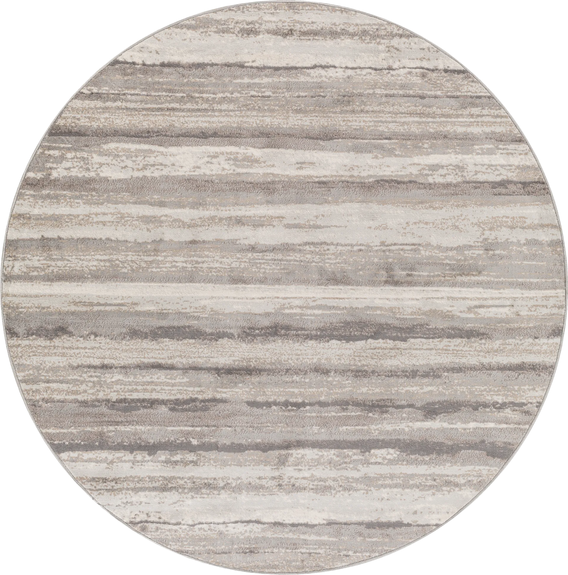 Sherbon III Gray 7'10 Round Rug - Image 1