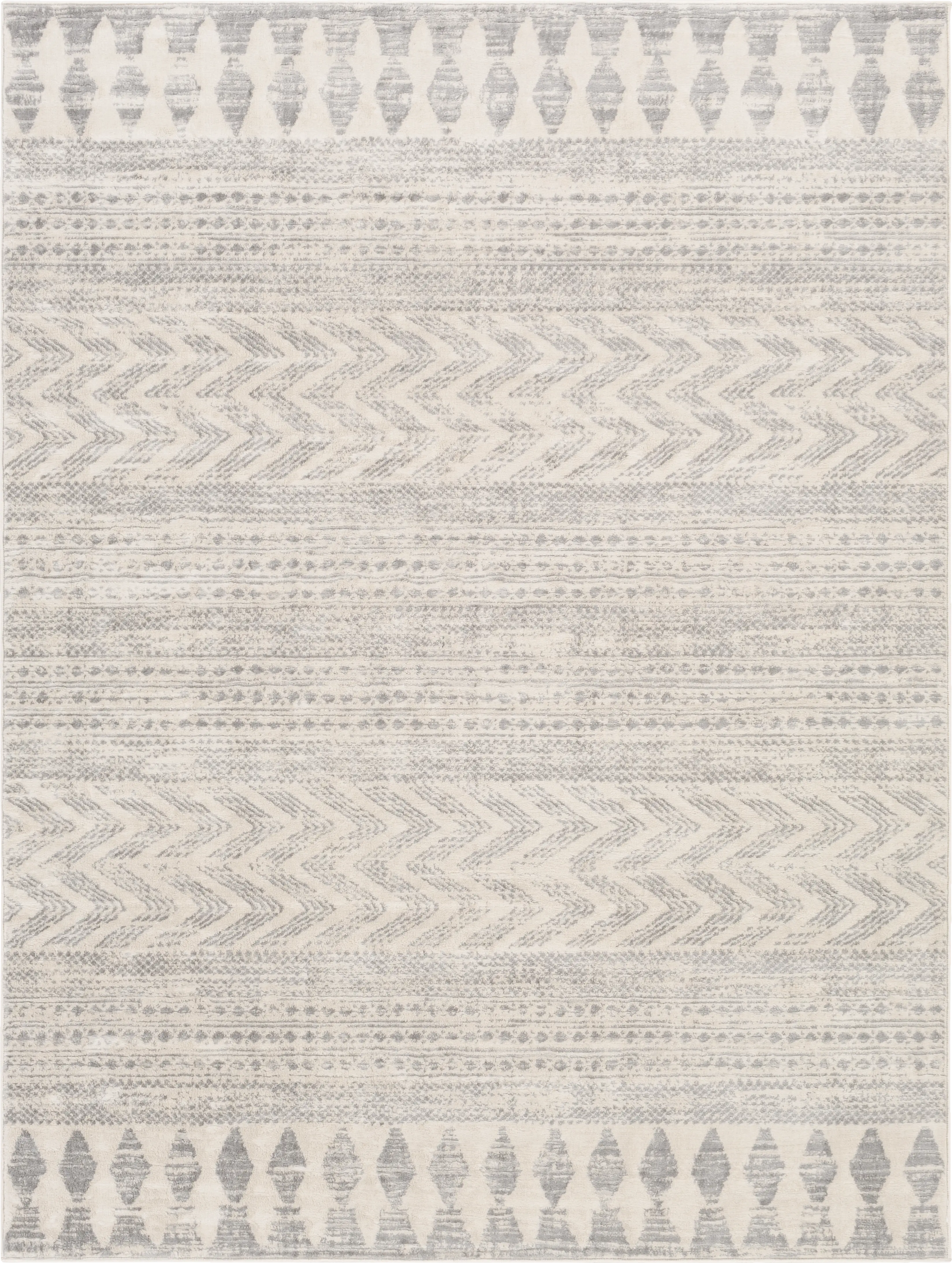 Sherbon V Off-White 6'7 x 9' Rug - Thumbnail - Image 1