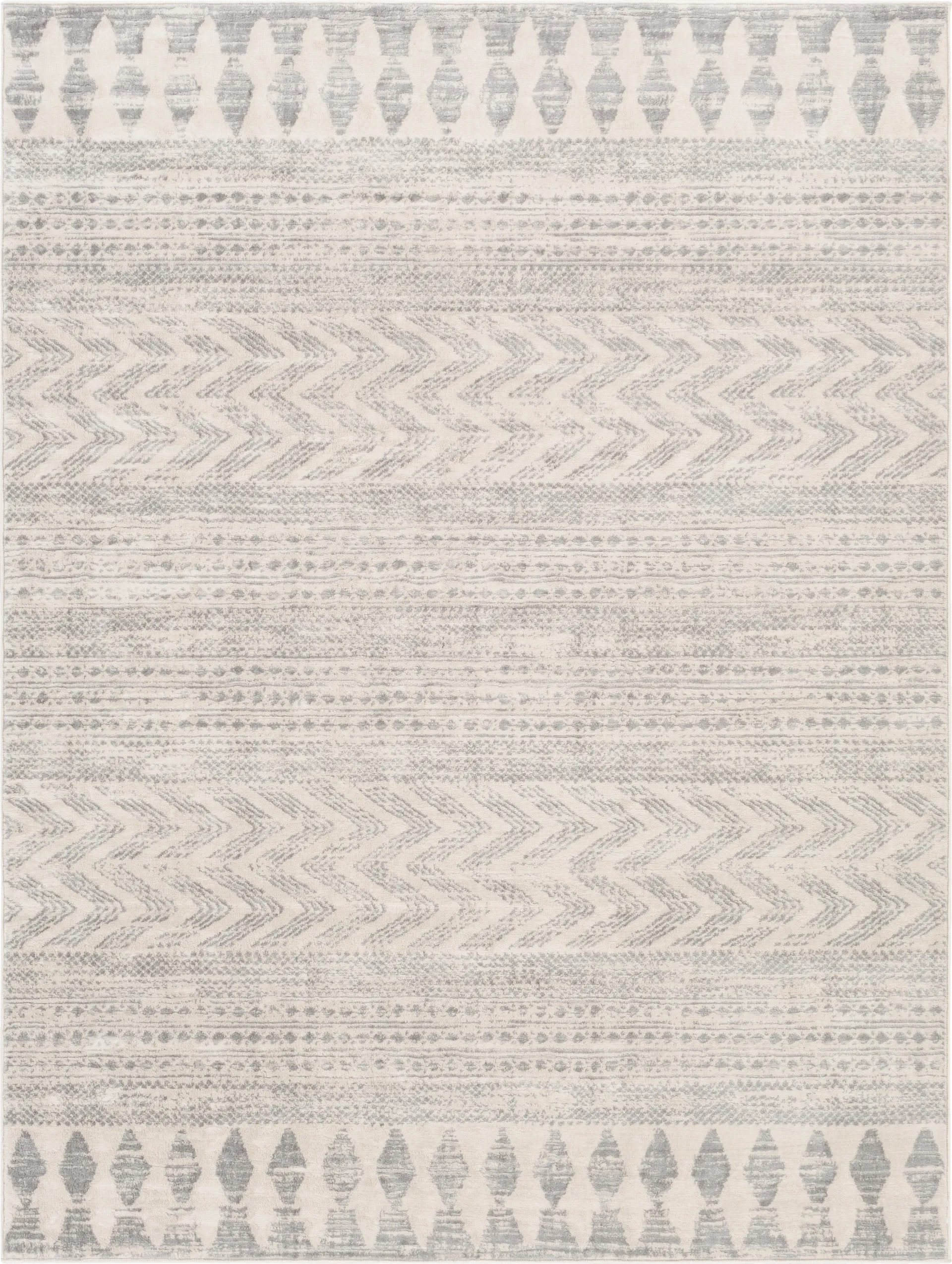 Sherbon V Off-White 6'7 x 9' Rug - Image 1