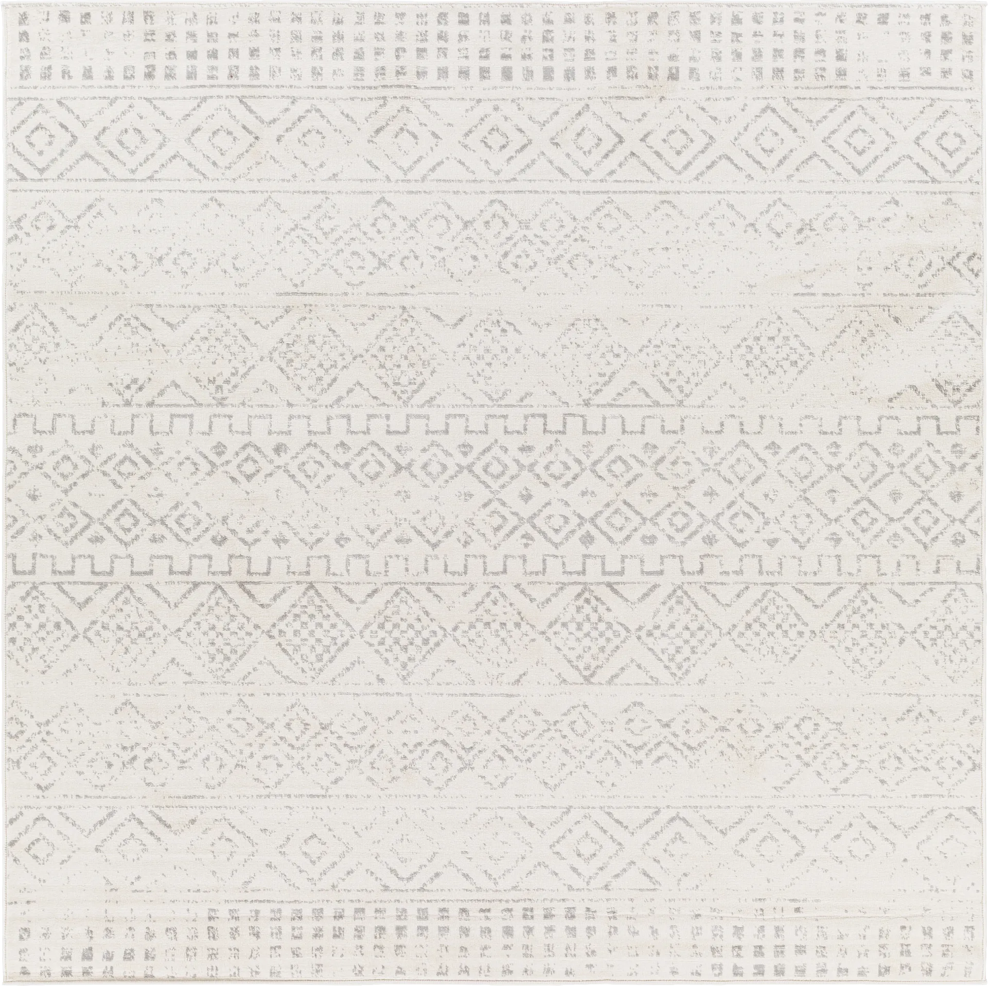 Sharease I Gray 7'10 Square Rug - Image 1