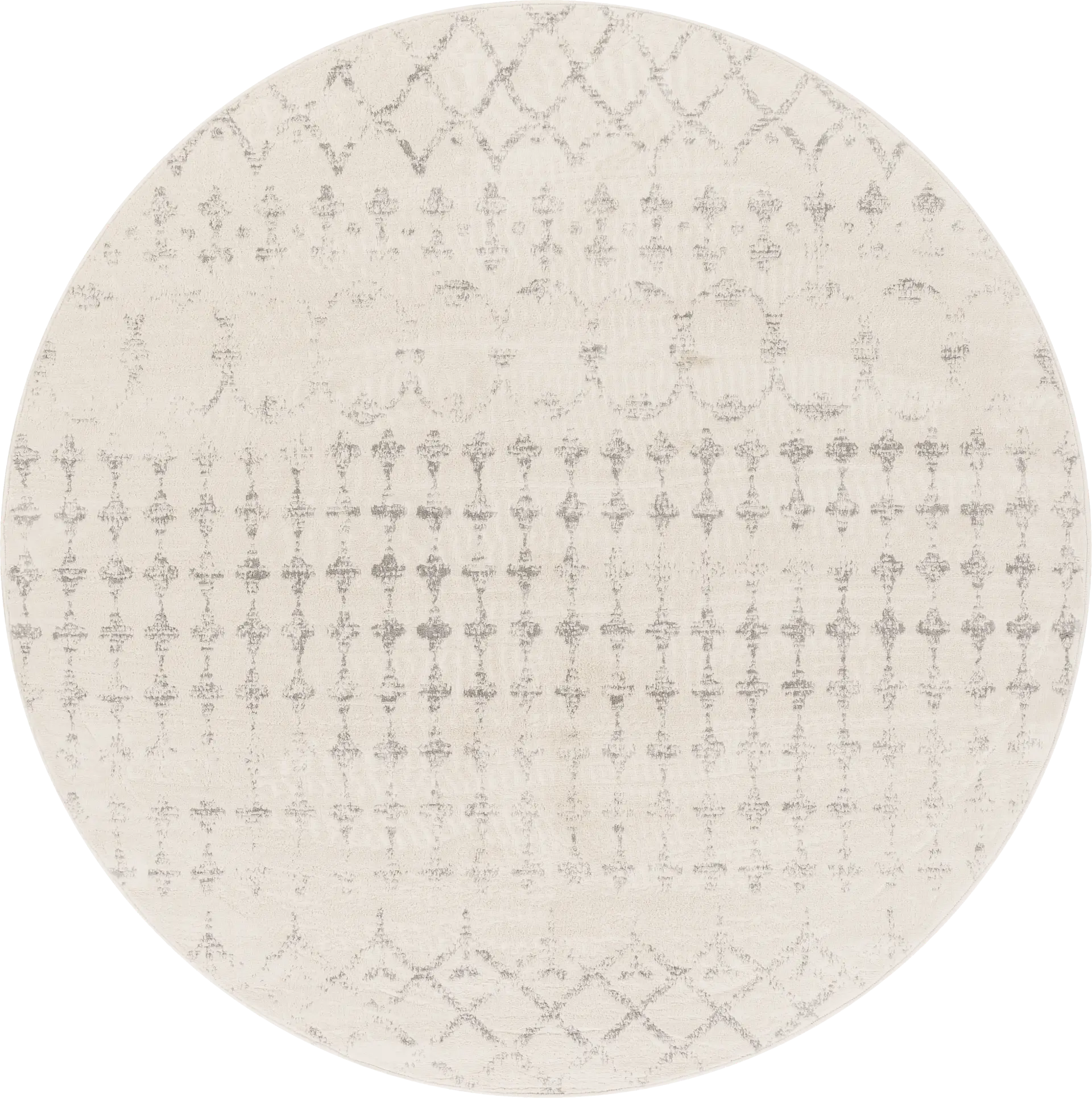 Sharease II Off-White 7'10 Round Rug