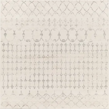 Sharease II Off-White 7'10 Square Rug