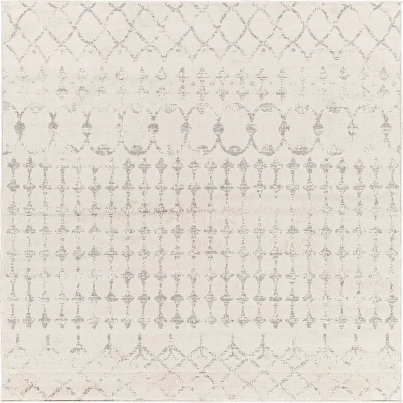 Sharease II Off-White 7'10 Square Rug