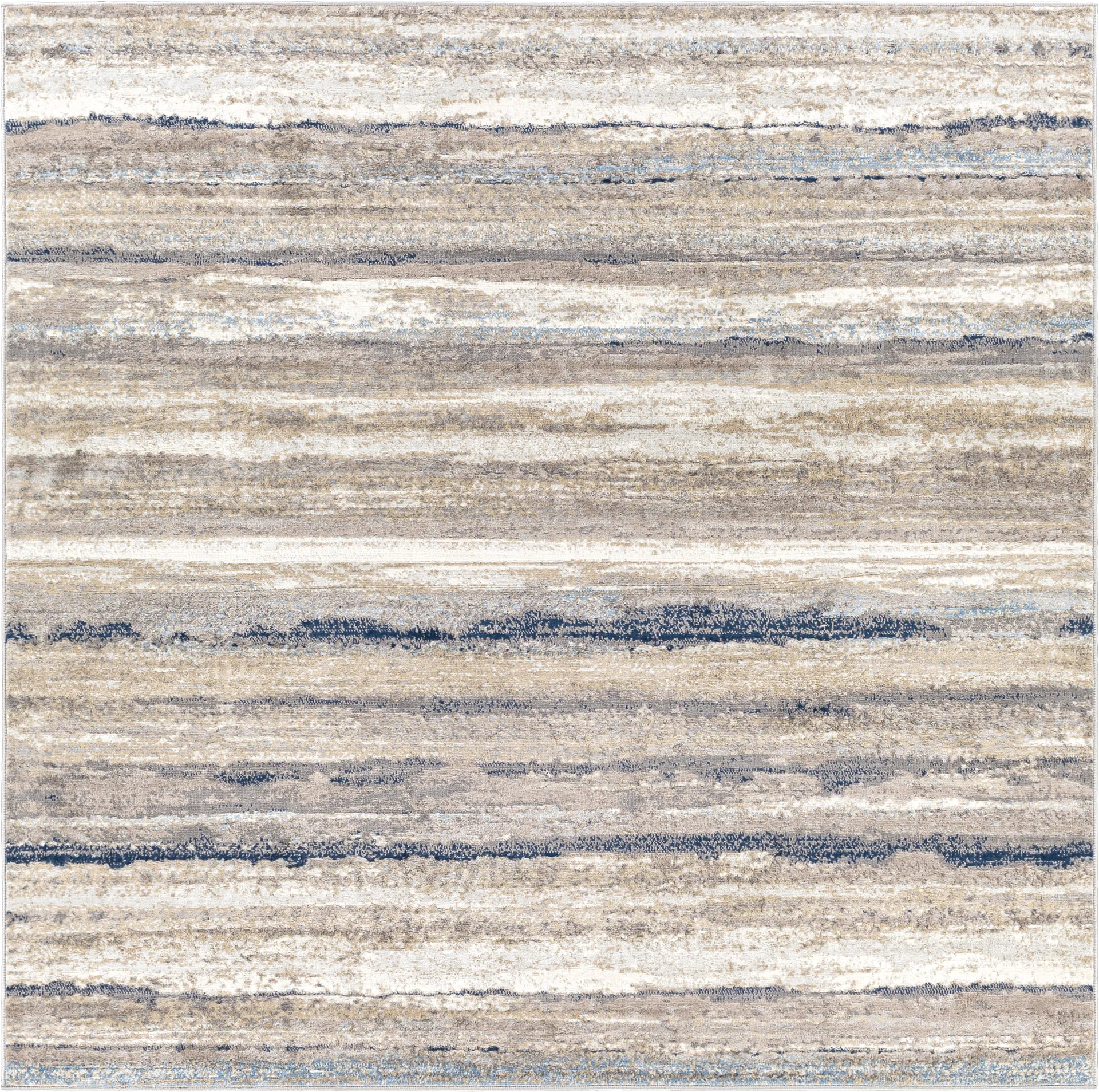 Sharease III Navy 7'10 Square Rug - Image 1