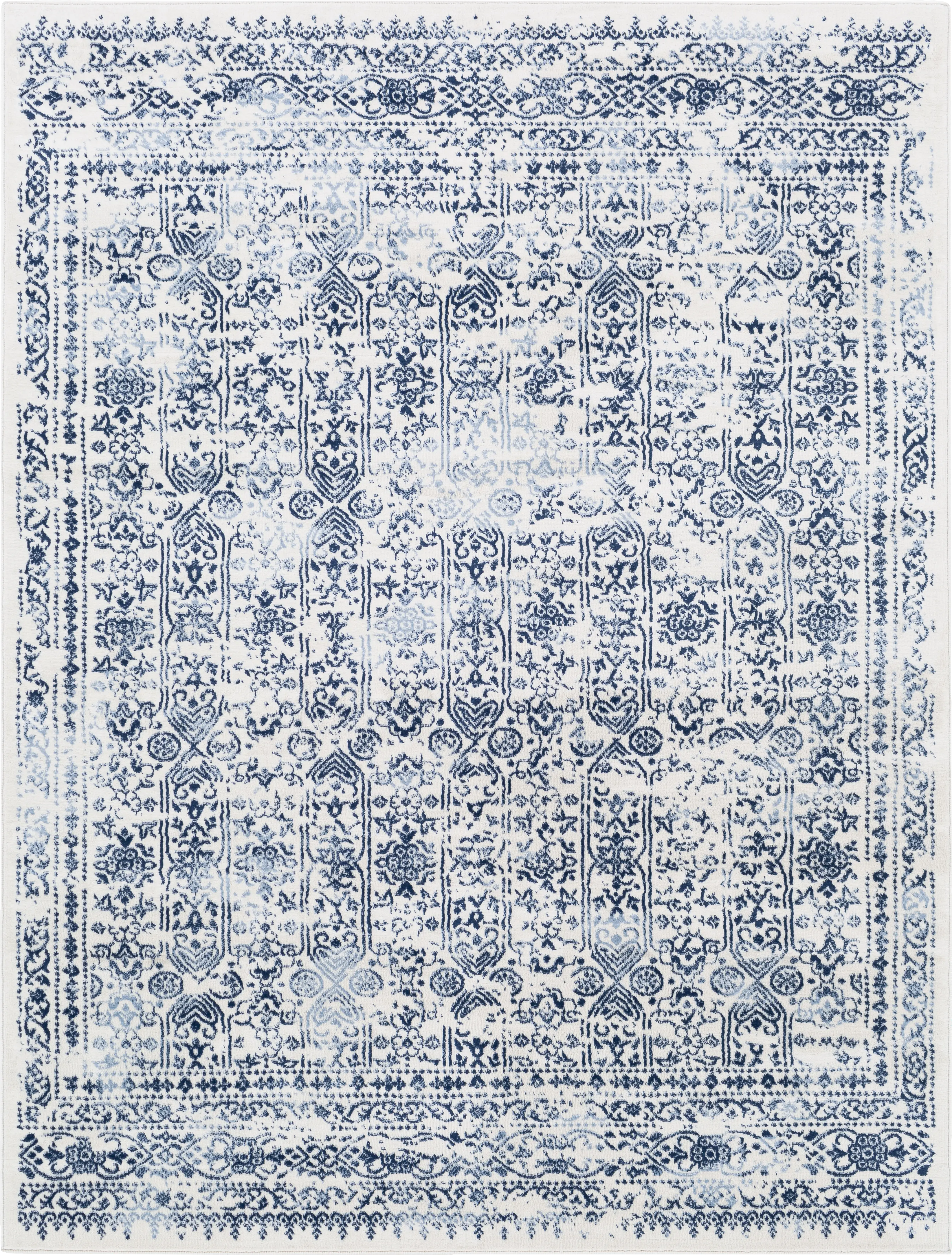 Shinnwood IV Blue 6'7x 9' Rug - Thumbnail - Image 1