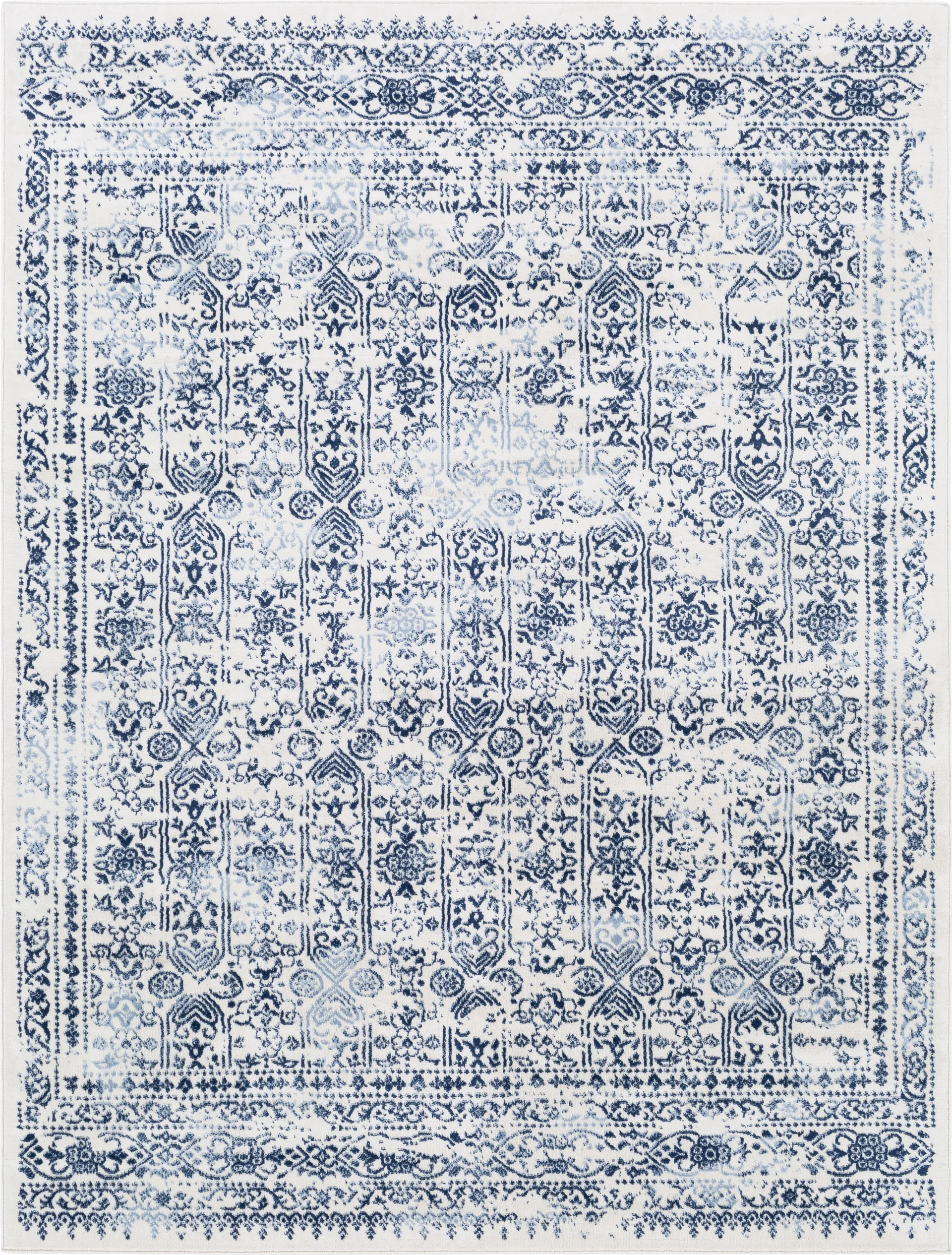 Shinnwood IV Blue 6'7x 9' Rug - Image 1