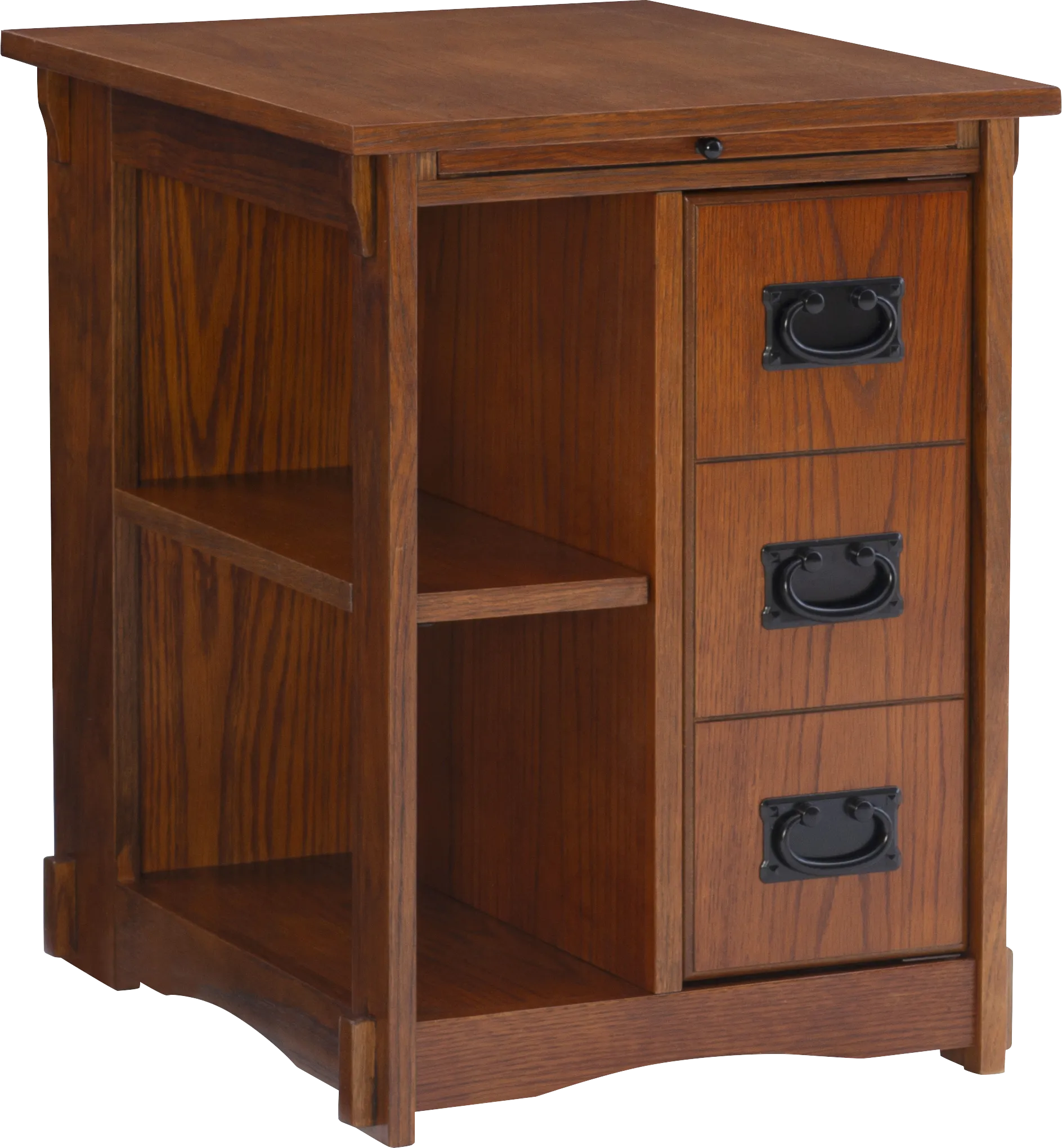 Ketura Oak End Table - Thumbnail - Image 1