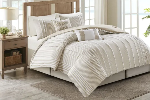 Lackender Taupe Accent Pillow