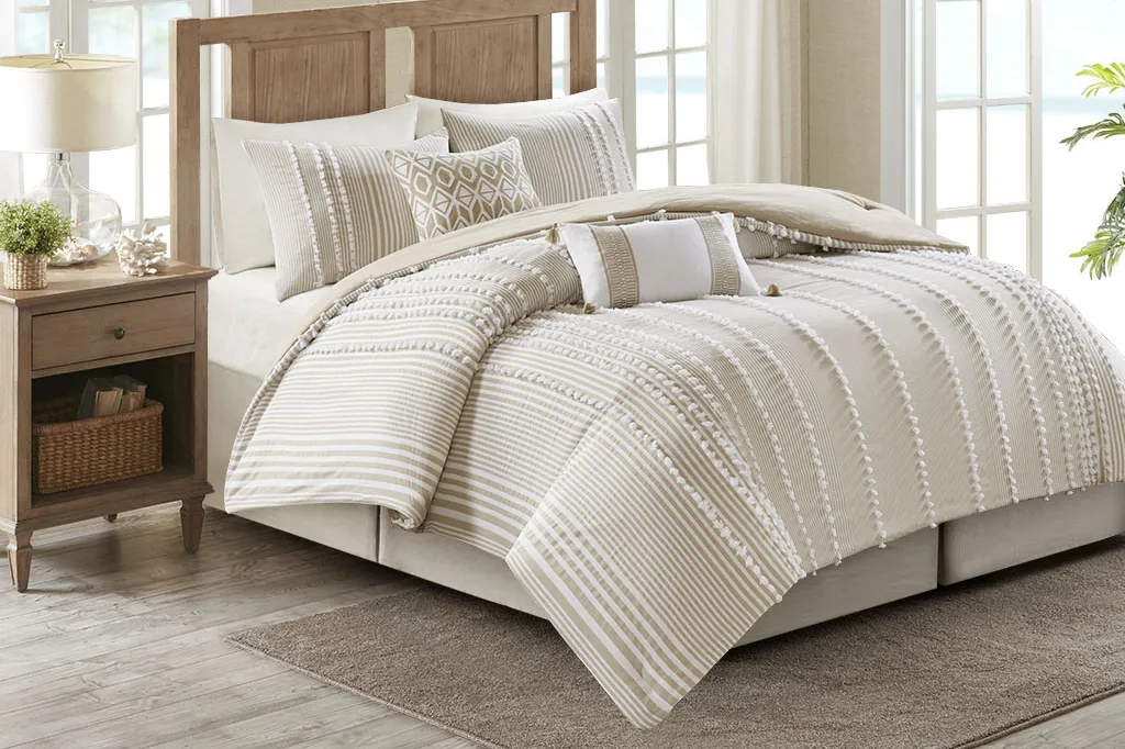 Lackender Taupe Accent Pillow - Image 2