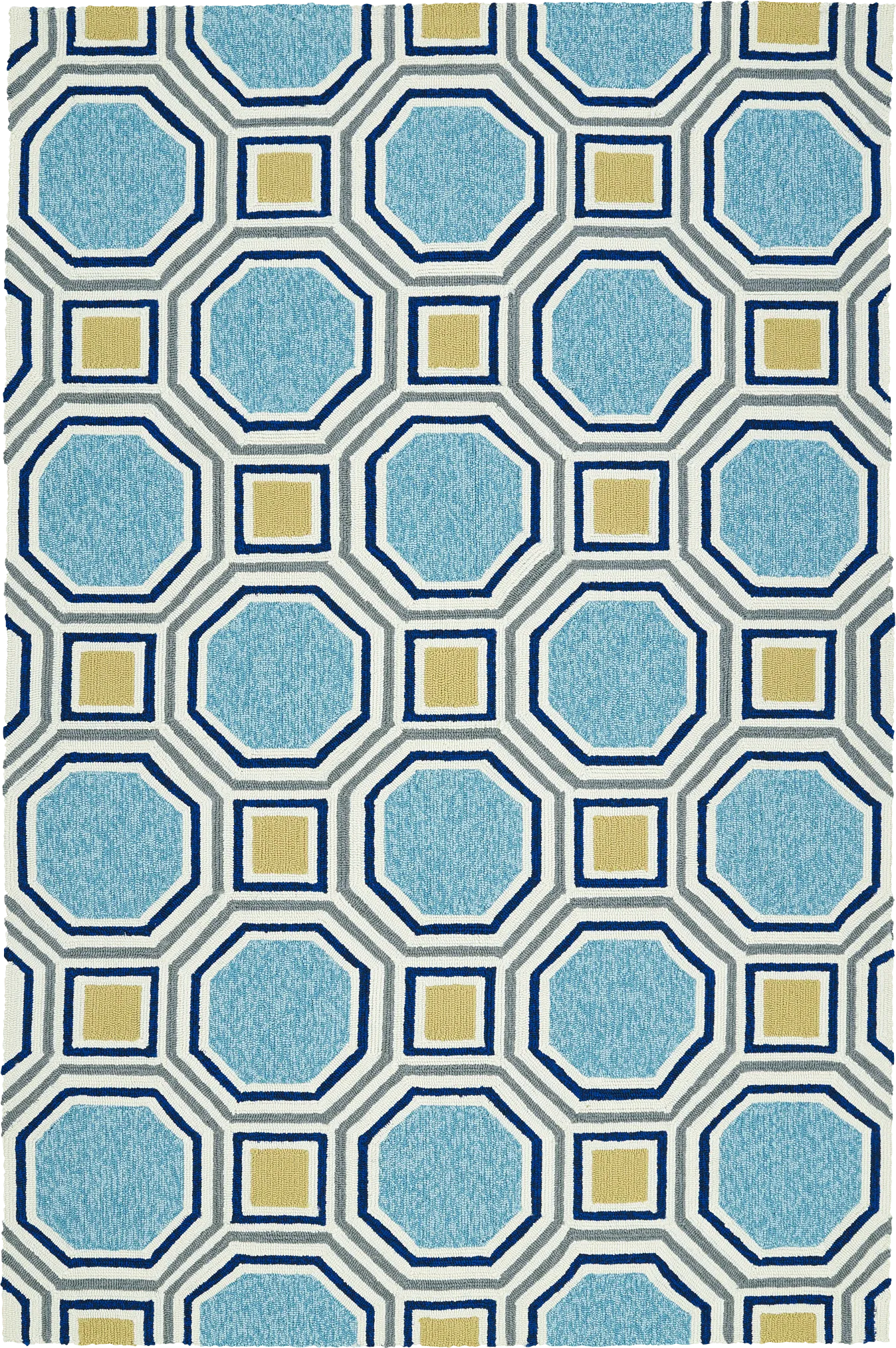 Jazlynn Blue 8' x 10' Indoor/Outdoor Rug - Image 1