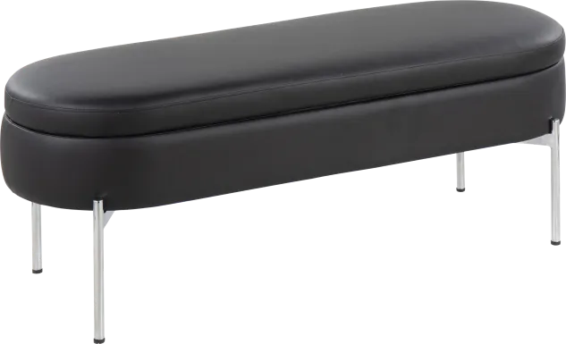 Avastele Black Accent Bench