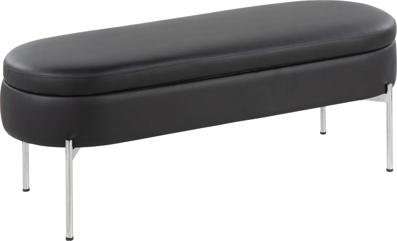 Avastele Black Accent Bench