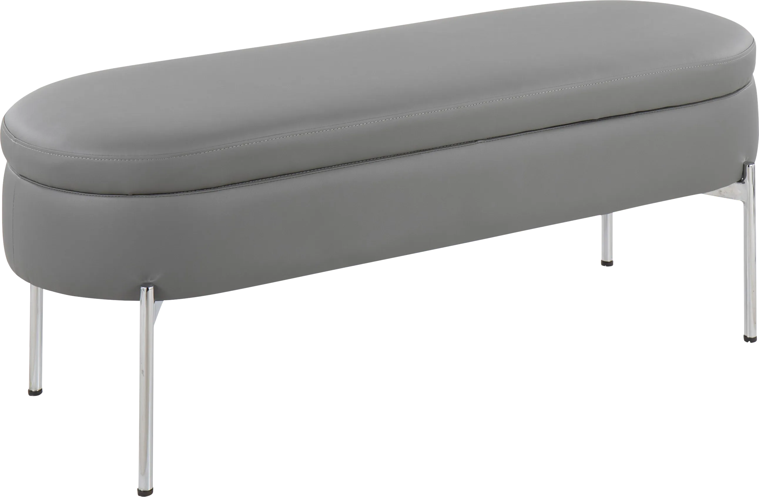 Avastele Gray Accent Bench - Thumbnail - Image 1