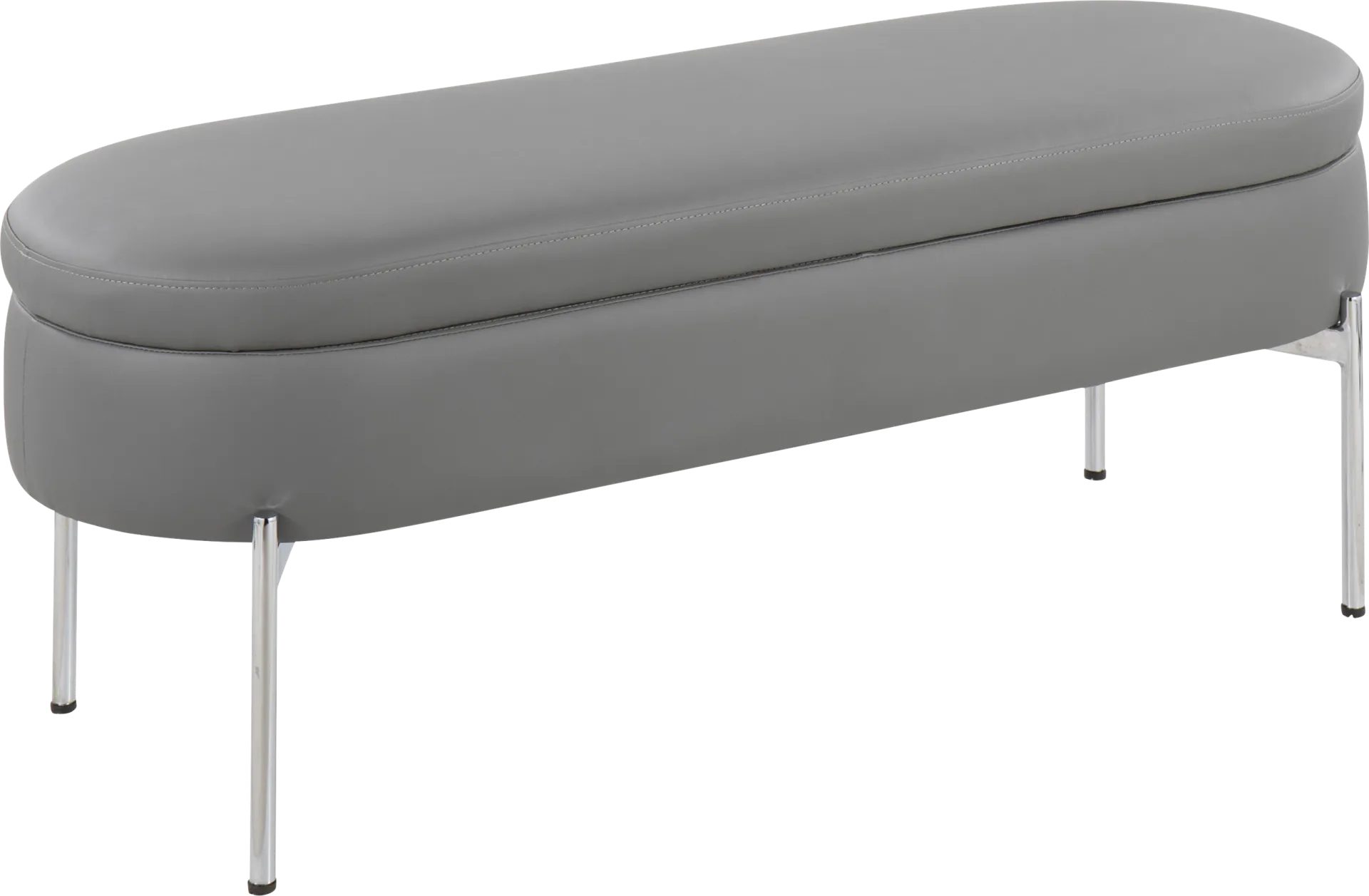 Avastele Gray Accent Bench - Image 1