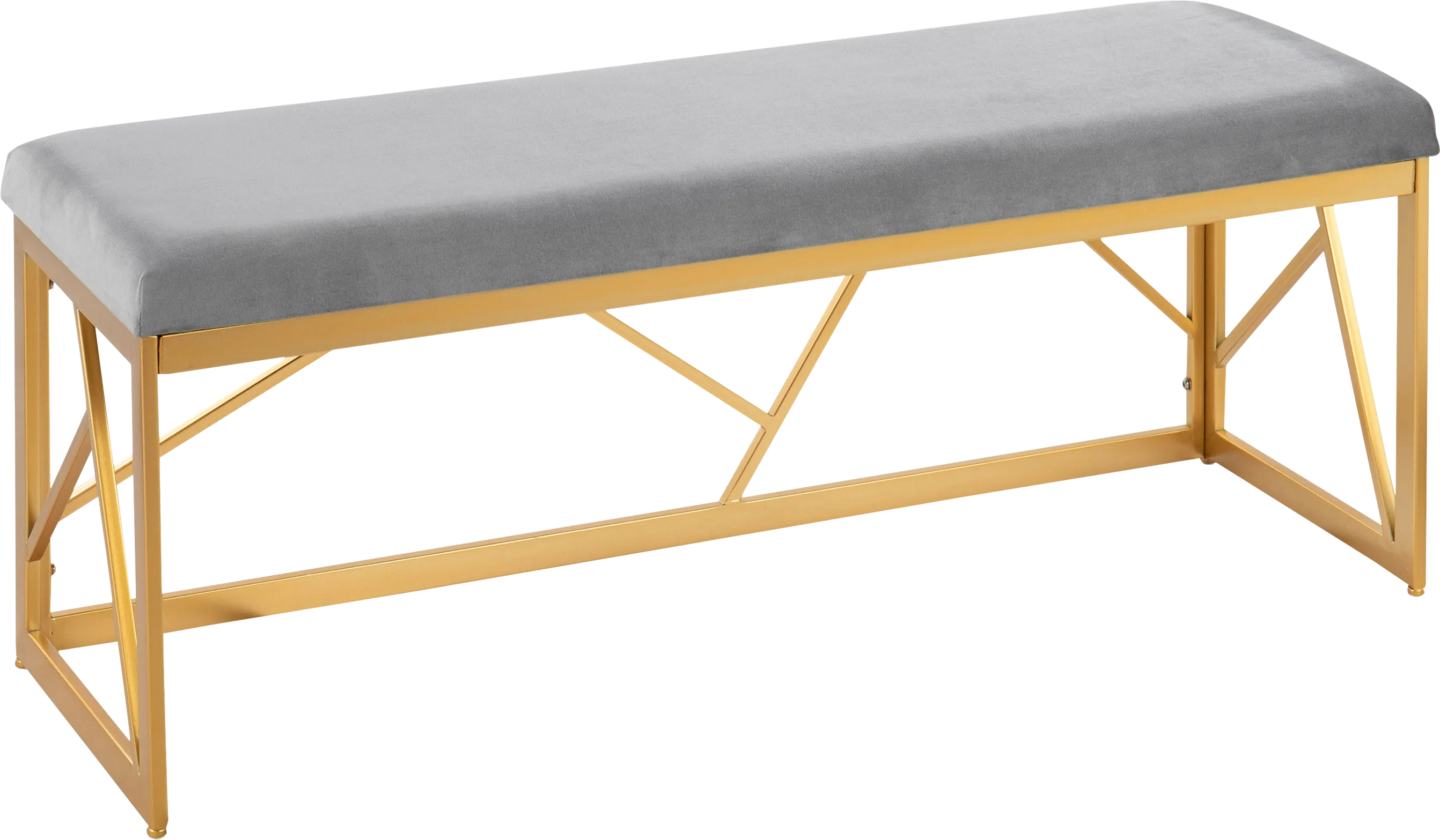 Belino I Gray Accent Bench