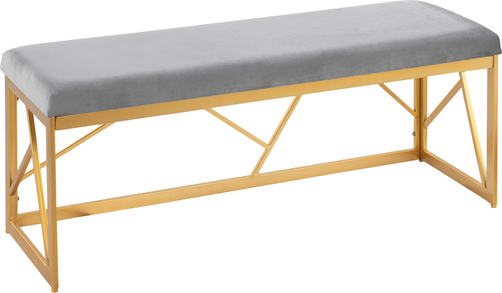 Belino I Gray Accent Bench - Image 1