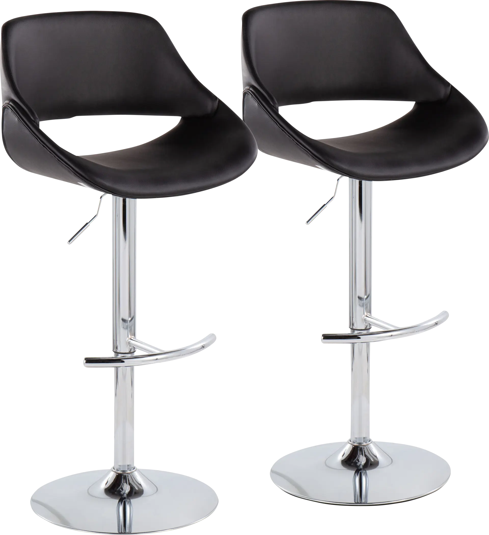 Astorel Black Barstool, Set of 2