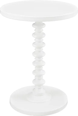 Kids Corby White Accent Table