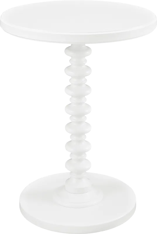 Kids Corby White Accent Table