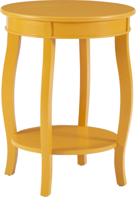Kids Maliory Yellow Accent Table