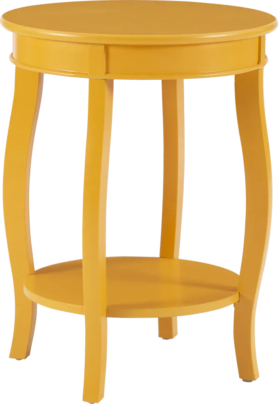Kids Maliory Yellow Accent Table