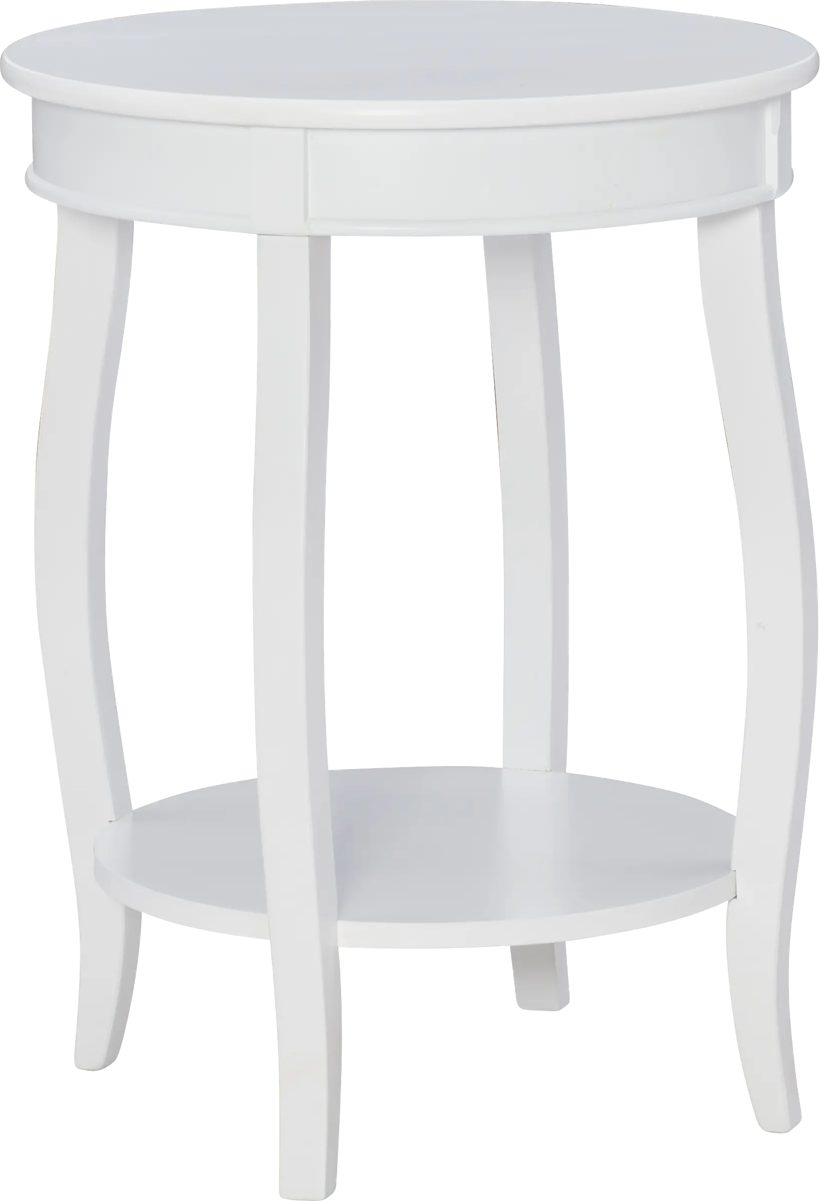 Kids Maliory White Accent Table