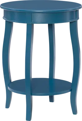 Kids Maliory Teal Accent Table