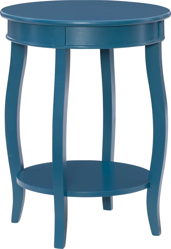 Kids Maliory Teal Accent Table