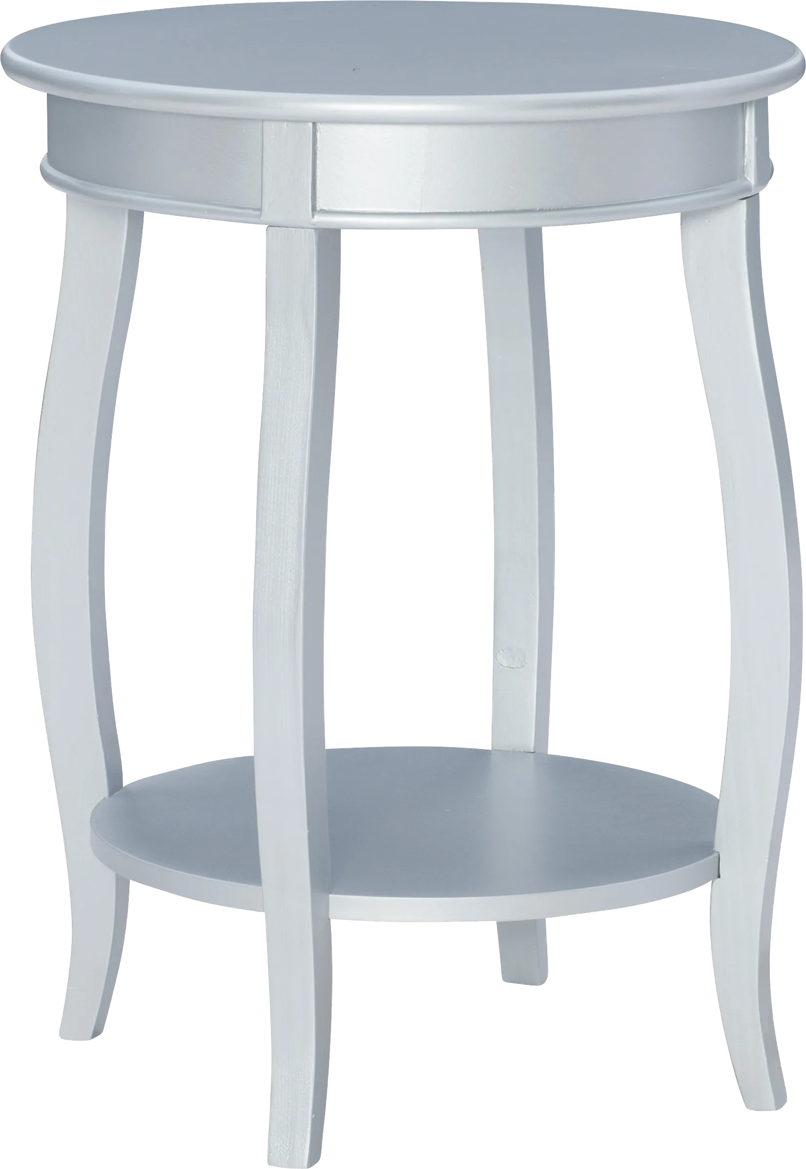 Kids Maliory Silver Accent Table - Thumbnail - Image 1