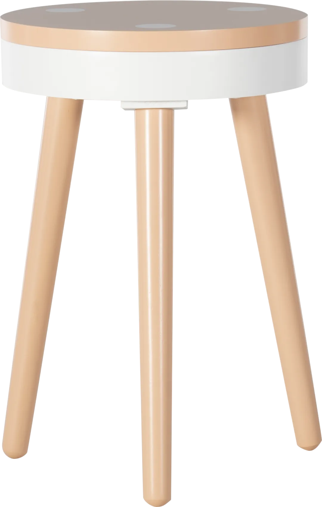 Kids Wafer Orange Accent Table - Thumbnail - Image 1