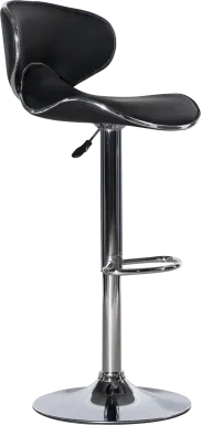 Moeta Black Desk Stool