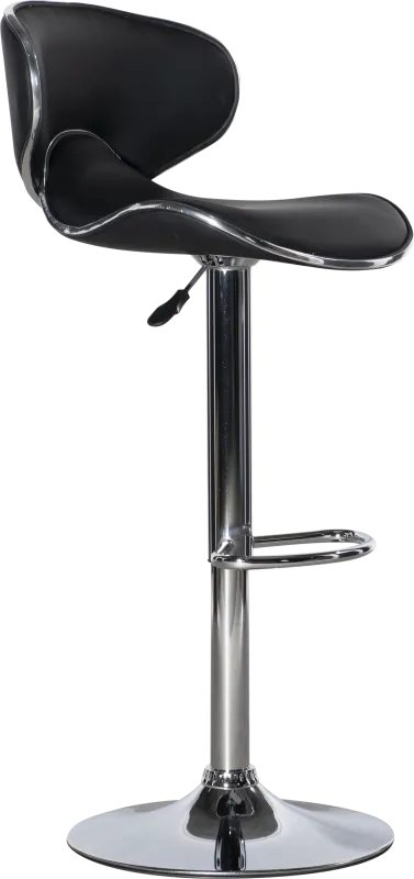 Moeta Black Desk Stool