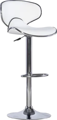 Moeta White Desk Stool