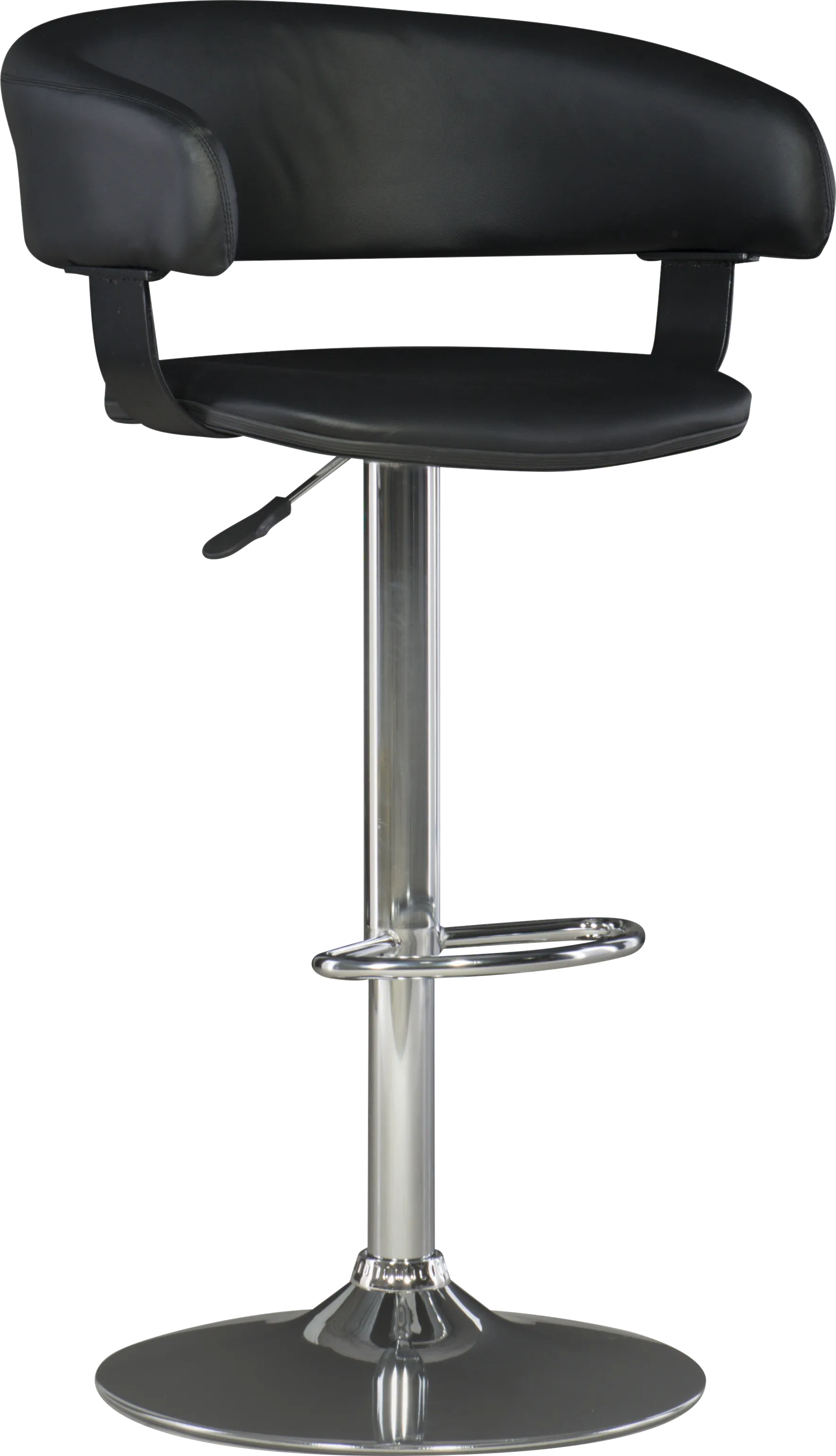 Cetona Black Desk Stool - Thumbnail - Image 1
