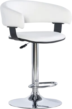 Cetona White Desk Stool