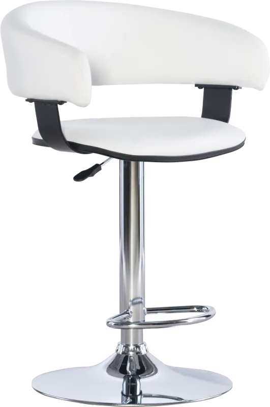 Cetona White Desk Stool