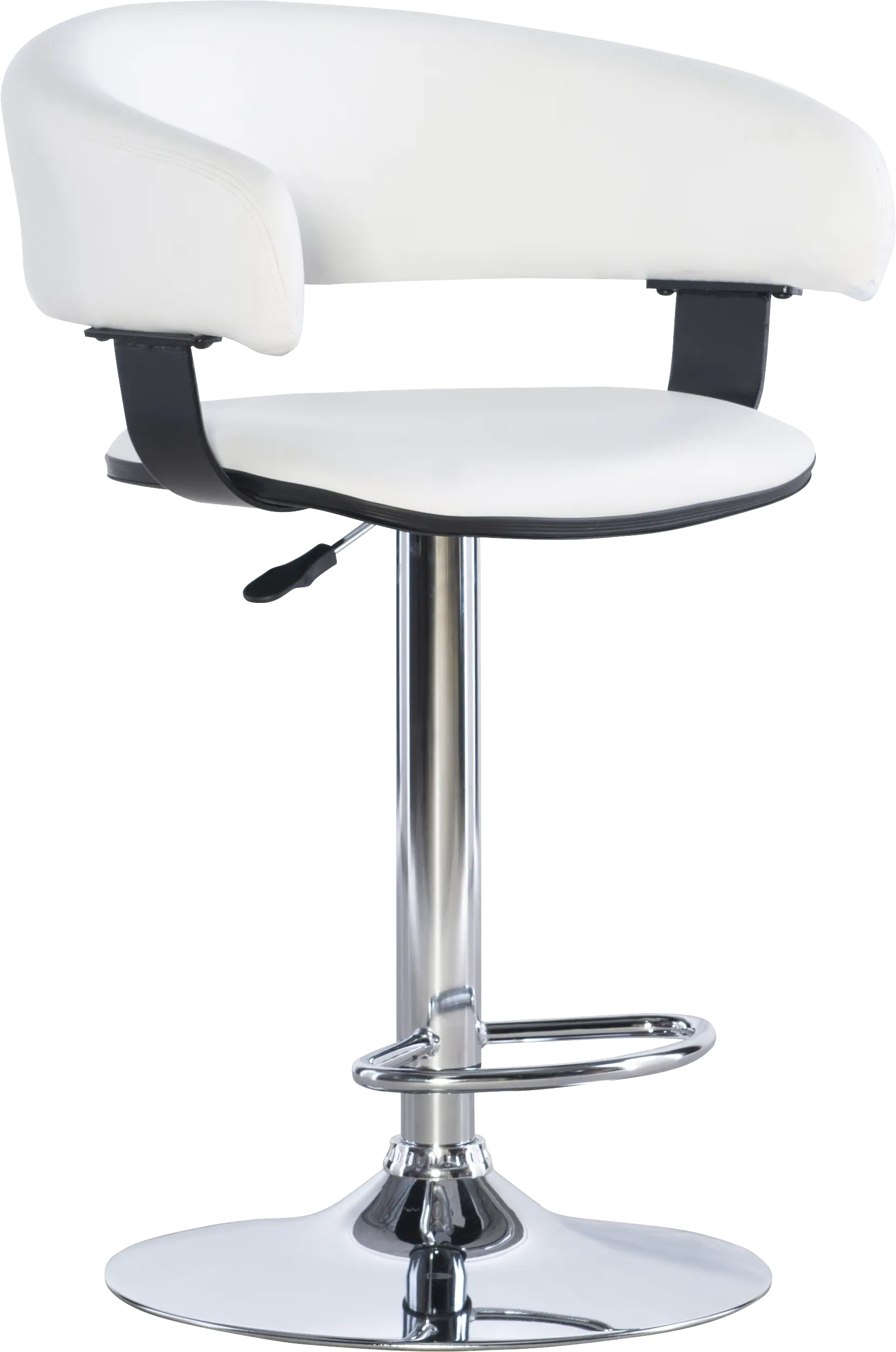 Cetona White Desk Stool