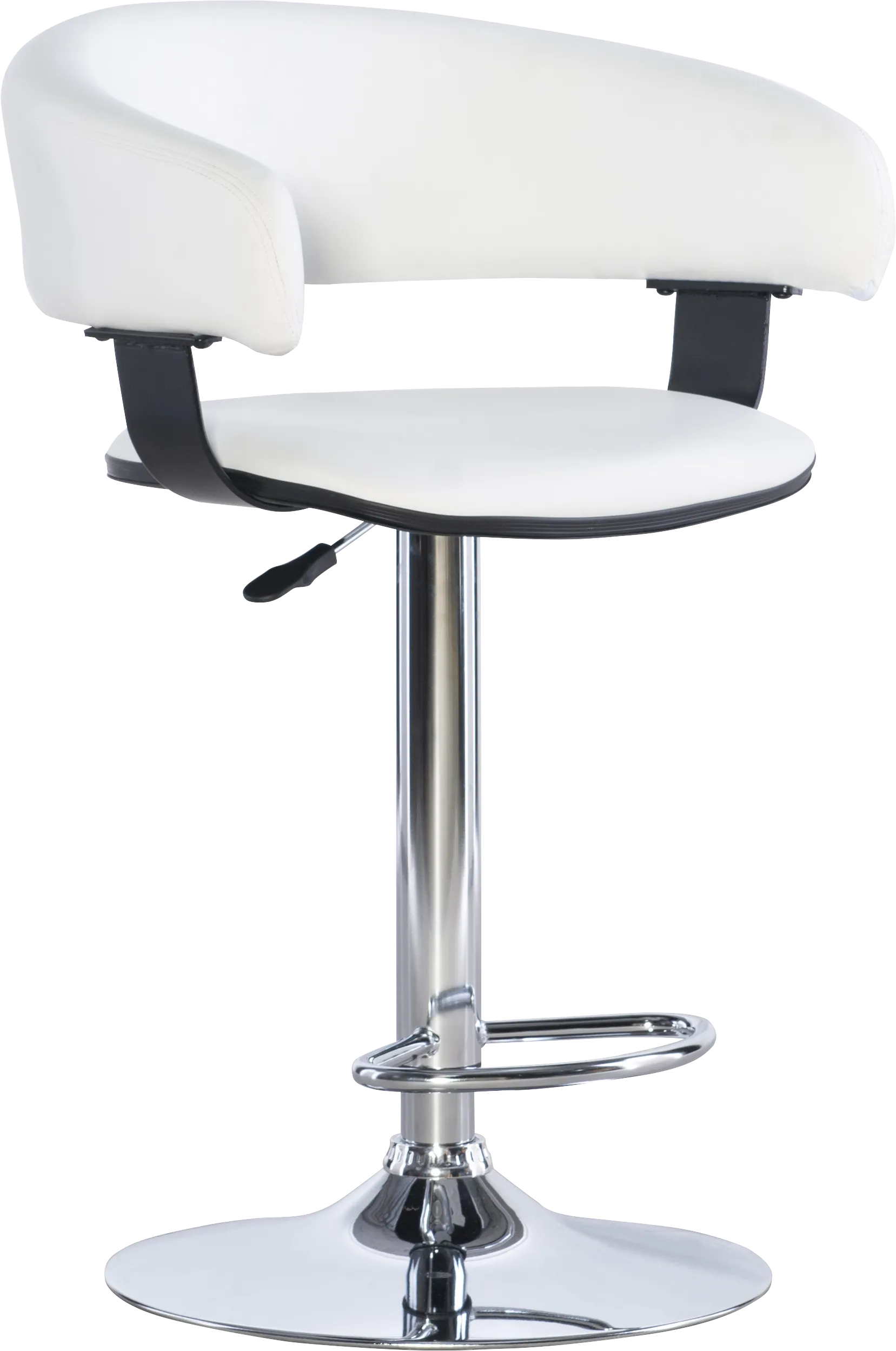 Cetona White Desk Stool - Image 1
