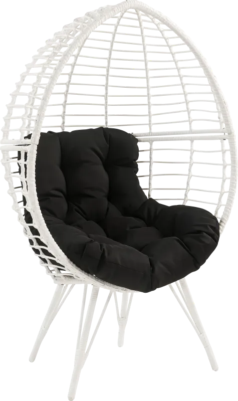 Outdoor Evanel White Egg Chair