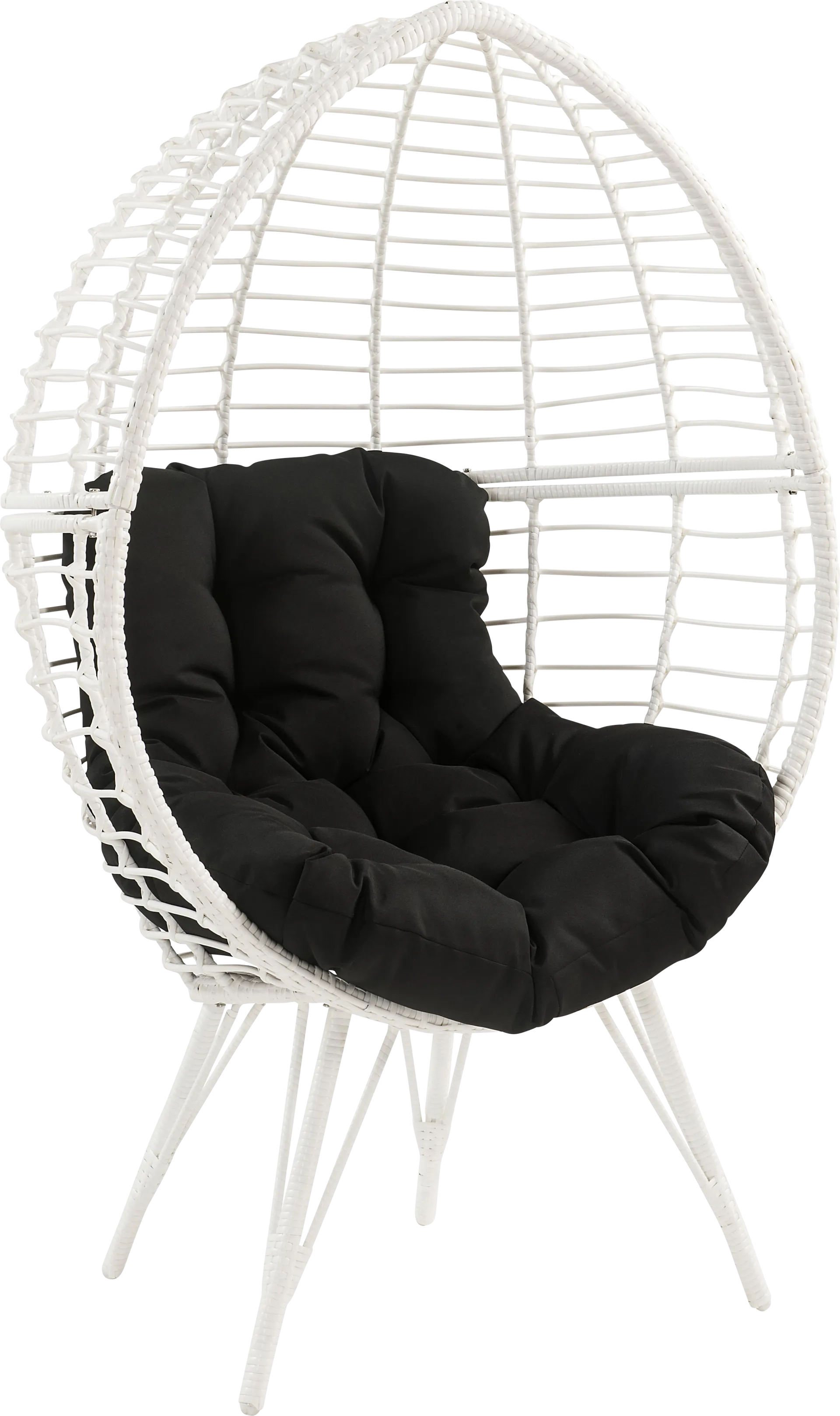 Outdoor Evanel White Egg Chair - Image 1