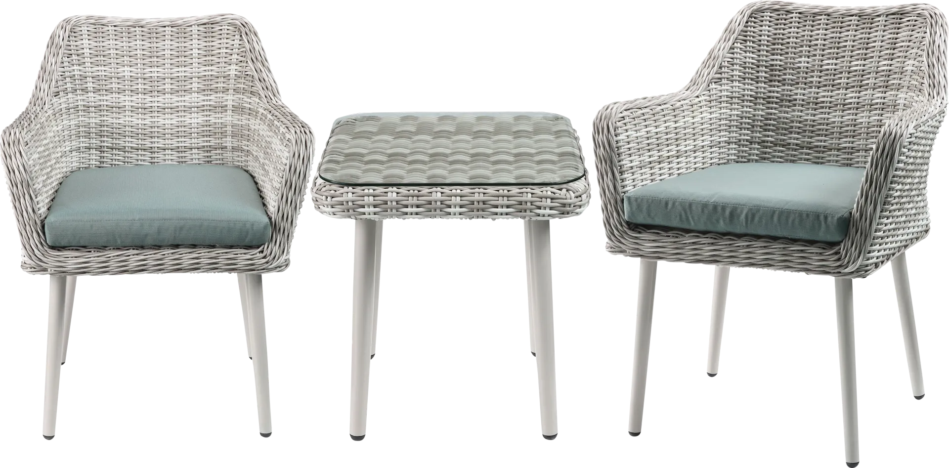 Outdoor Alayza Beige 3 Pc Seating Set - Image 1