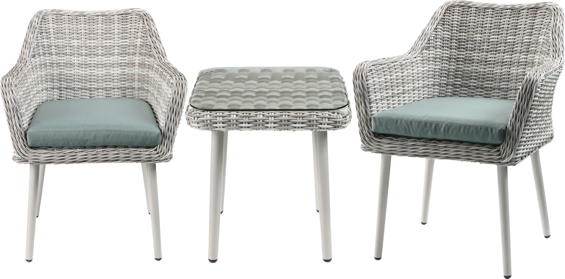 Outdoor Alayza Beige 3 Pc Seating Set