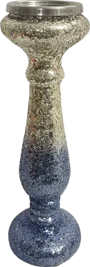 Lauramac Blue Large Candle Holder