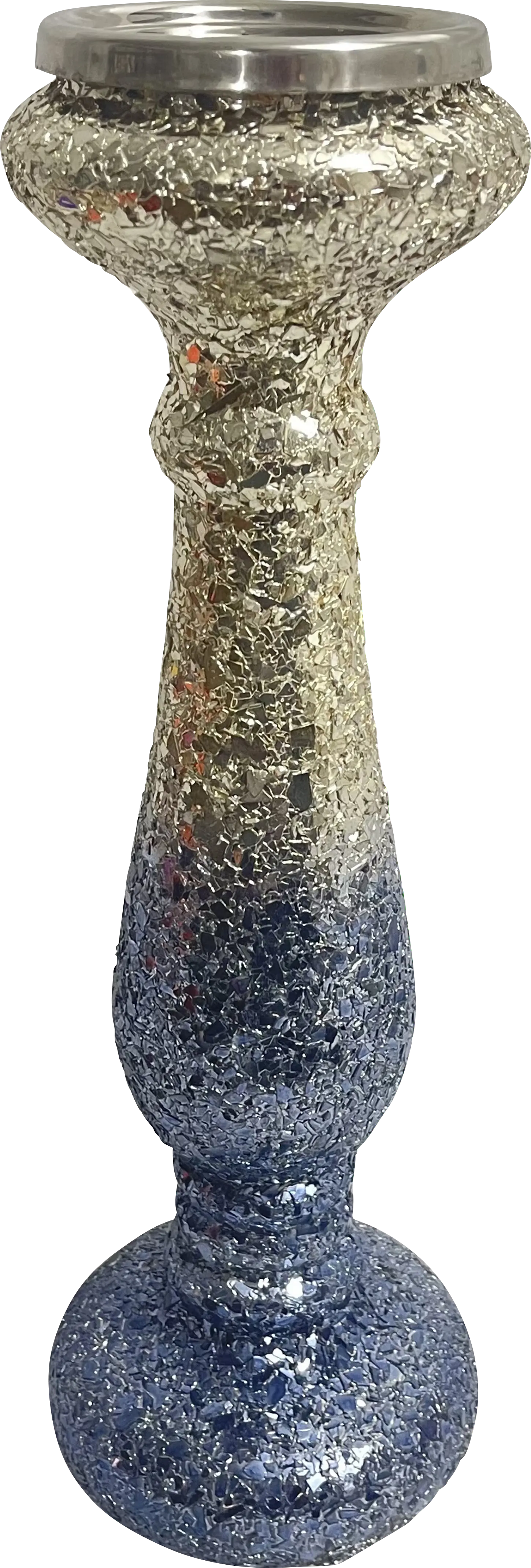 Lauramac Blue Large Candle Holder
