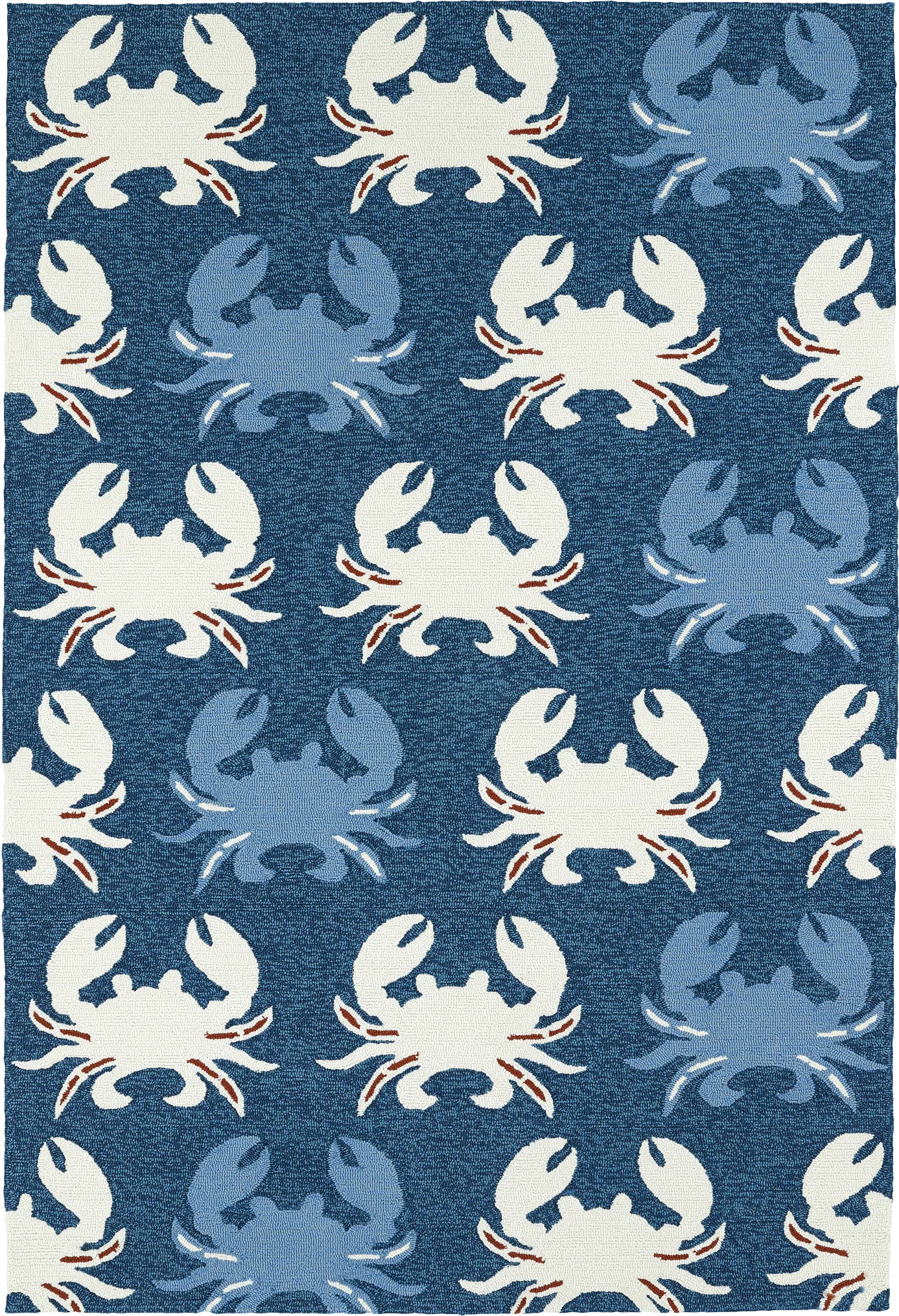 Highland Beach Blue 3' x 5' Indoor/Outdoor Rug - Thumbnail - Image 1