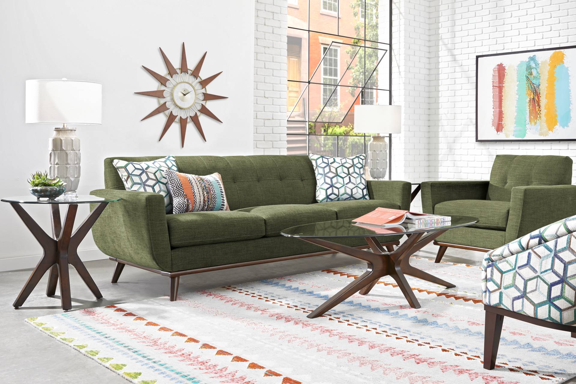 East Side Avocado 2 Pc Living Room full room